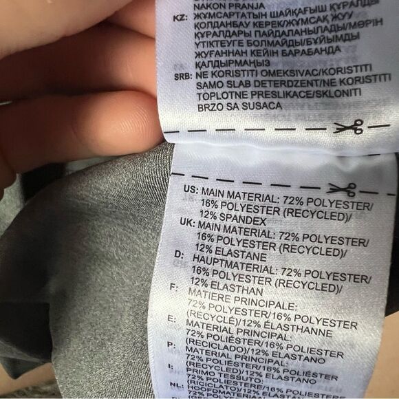 Adidas Designed 2 Move Climalite Gray High Rise Leggings - Picture 9 of 11